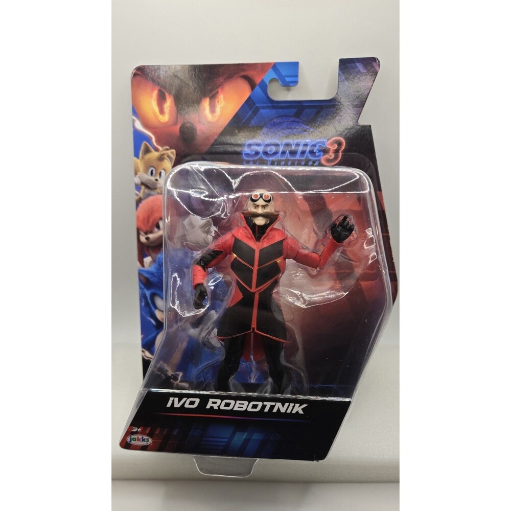 Jakks Pacific Ivo Robotnik Sonic 3 Action Figure 20 Points Articulation